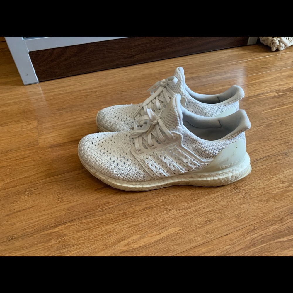 Adidas white ultraboosts